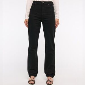 ABERCROMBIE size 28R: 90s Straight Ultra High Rise